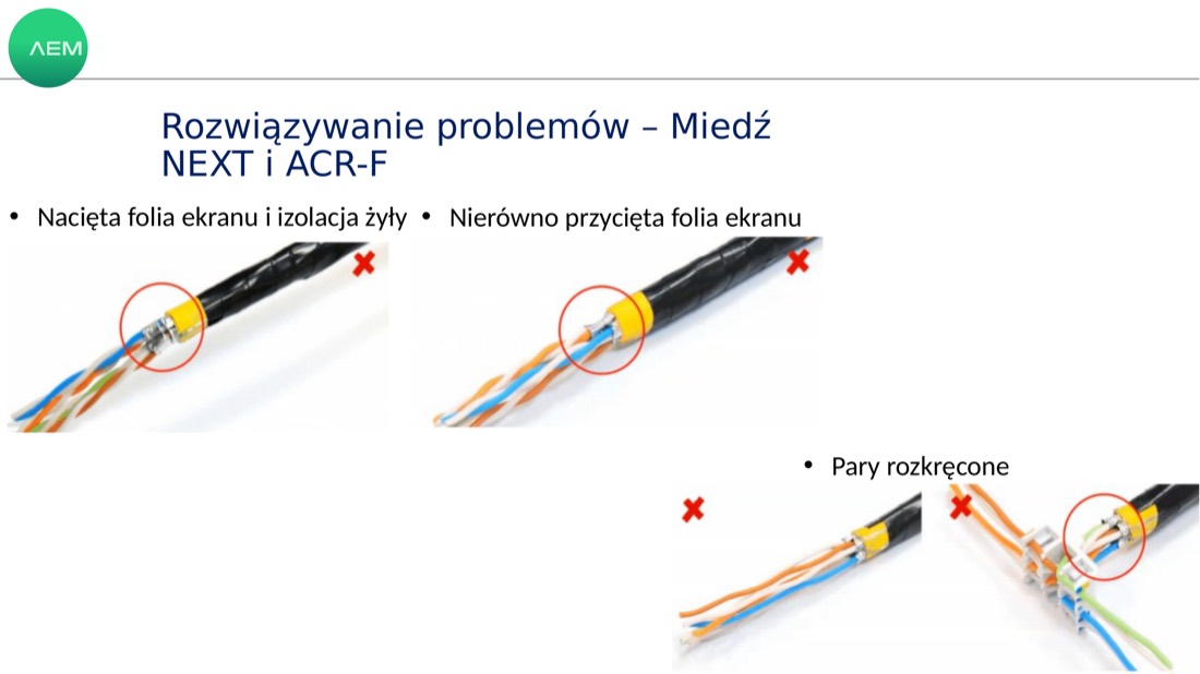 NEXT FAIL: nacięta folia ekranu i izolacja